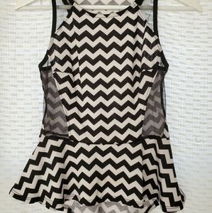 Beautiful Black & White Blouse.